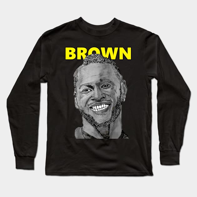 Pittsburgh Legends - BROWN Long Sleeve T-Shirt by JmacSketch